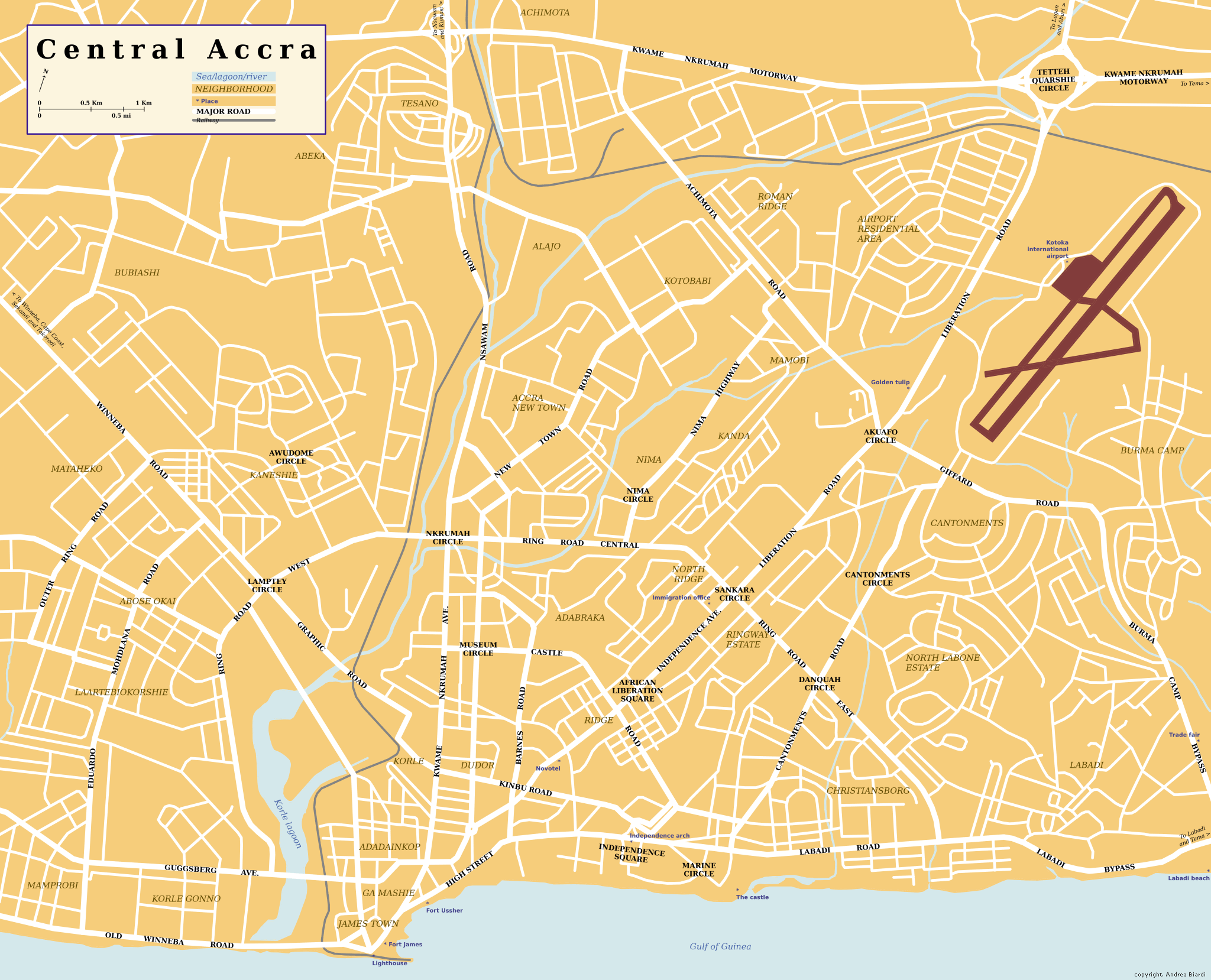 Accra Map | Maps